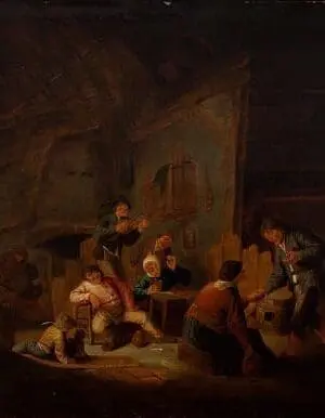 Unknown artist. Antwerp painter, circle of Anthonie Victorijns and/or Cornelis Mahu