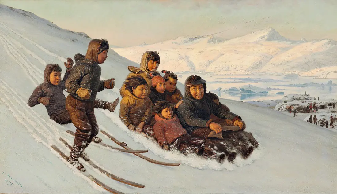 Rasmussen, Carl - Ved vintertid i Grønland, 1875 0133NMK