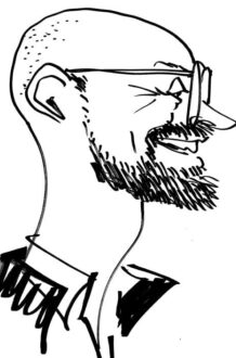 Johan Hage portræt af Jens Hage marts 2025