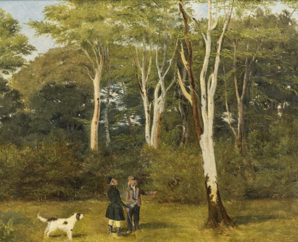 Jørgen Roed, Træer vises ud i skoven, u.å.