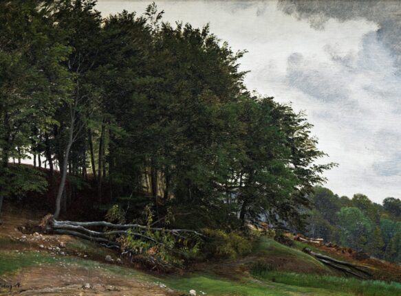 P.C. Skovgaard, Skovklædte bakker, 1864